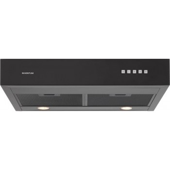 Inventum AKO6015ZWA - Onderbouw afzuigkap - 60 cm - 350 m3/h - 3 standen - Zwart