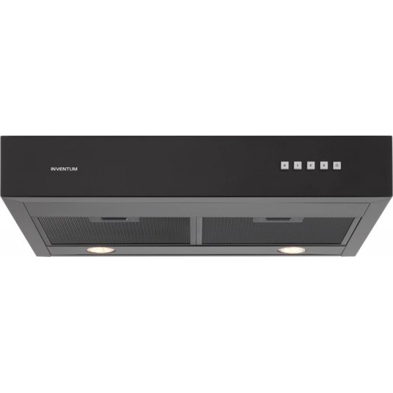 Inventum AKO6015ZWA - Onderbouw afzuigkap - 60 cm - 350 m3/h - 3 standen - Zwart
