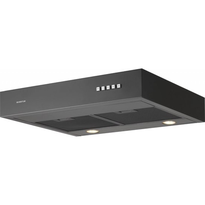 Inventum AKO6015ZWA - Onderbouw afzuigkap - 60 cm - 350 m3/h - 3 standen - Zwart