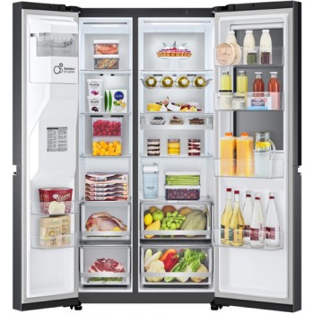 LG GSXV91MCAE Amerikaanse koelkast met InstaView™ Door-in-Door™ - 635L inhoud - DoorCooling+™ - Water- en ijsdispenser met UVnano™ - Total No Frost - Inverter Linear Compressor