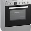 ETNA FIV760RVS - Vrijstaand inductie fornuis - RVS - Elektrische oven met opberglade - 4 kookzones - 60 cm