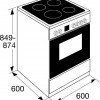ETNA FIV760RVS - Vrijstaand inductie fornuis - RVS - Elektrische oven met opberglade - 4 kookzones - 60 cm