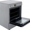 ETNA FIV760RVS - Vrijstaand inductie fornuis - RVS - Elektrische oven met opberglade - 4 kookzones - 60 cm