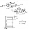AEG CCE84751CB Zwart Ingebouwd 83 cm Inductiekookplaat zones 4 zone(s) Inbouw afzuigkap