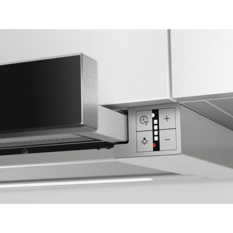 AEG DPE5660M EcoLine 5000 Extractor - Afzuigkap - Vlakscherm - Semi-inbouw (uittrekbaar) Grijs
