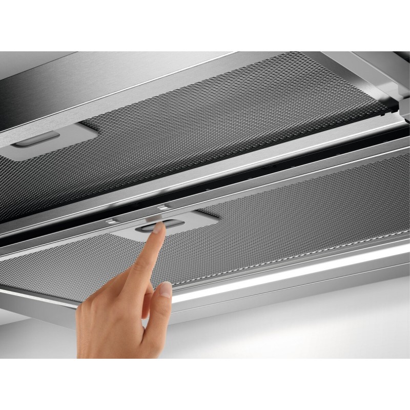 AEG DPE5660M EcoLine 5000 Extractor - Afzuigkap - Vlakscherm - Semi-inbouw (uittrekbaar) Grijs