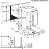 AEG FSE75747P vaatwasser (volledig geïntegreerd, 596 mm breed, 44 dB (A), B)