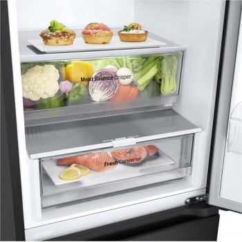 LG GBV3100AEP - Koel- en vriescombinatie - 344 l - Energielabel A - Zwart