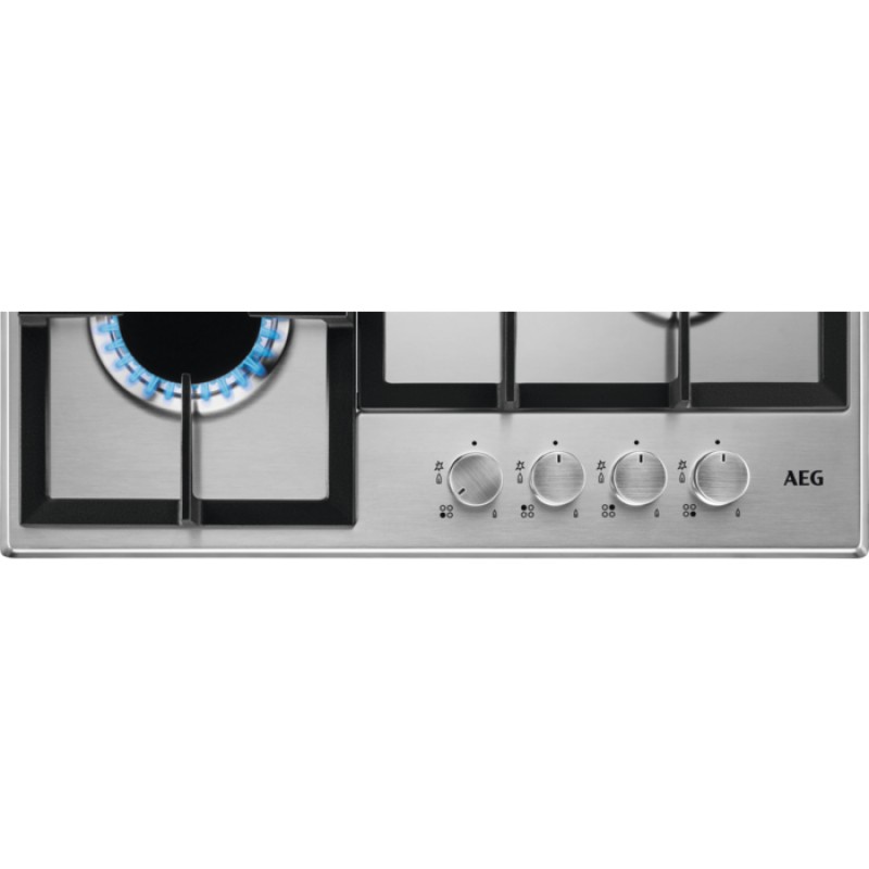 AEG HGB64200SM - Slim Line - Inbouw gaskookplaat