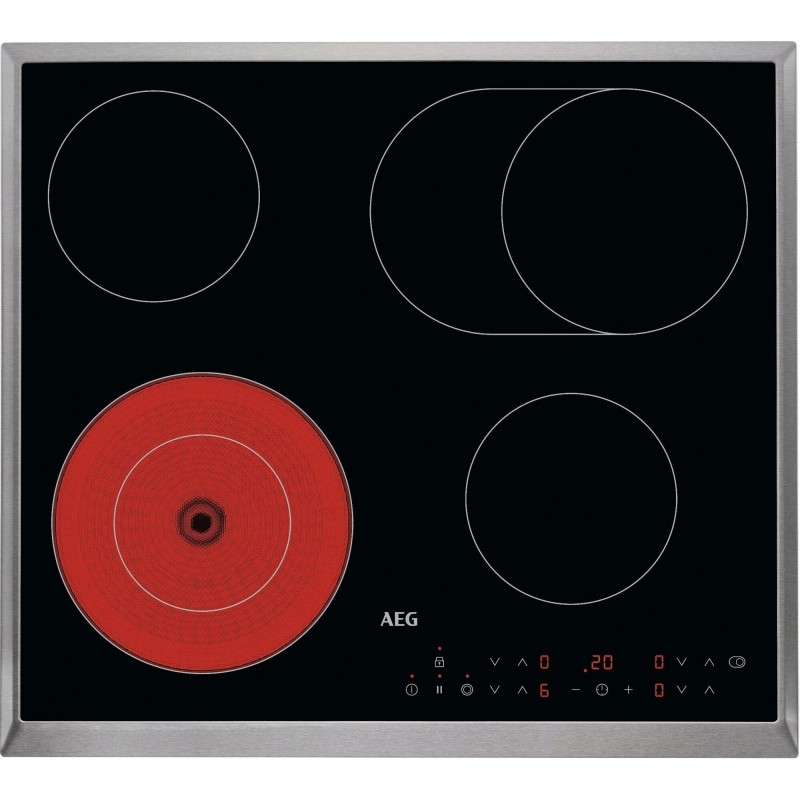 AEG HK634060XB 3000 serie - Inbouw elektrische kookplaat - Keramisch Kookplaat - 60 cm