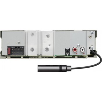 Kenwood KMM-BT408DAB Bluetooth autoradio - inclusief DAB+ antenne - Rood