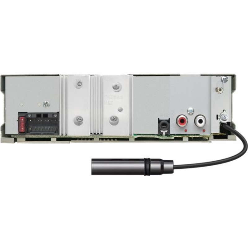Kenwood KMM-BT408DAB Bluetooth autoradio - inclusief DAB+ antenne - Rood