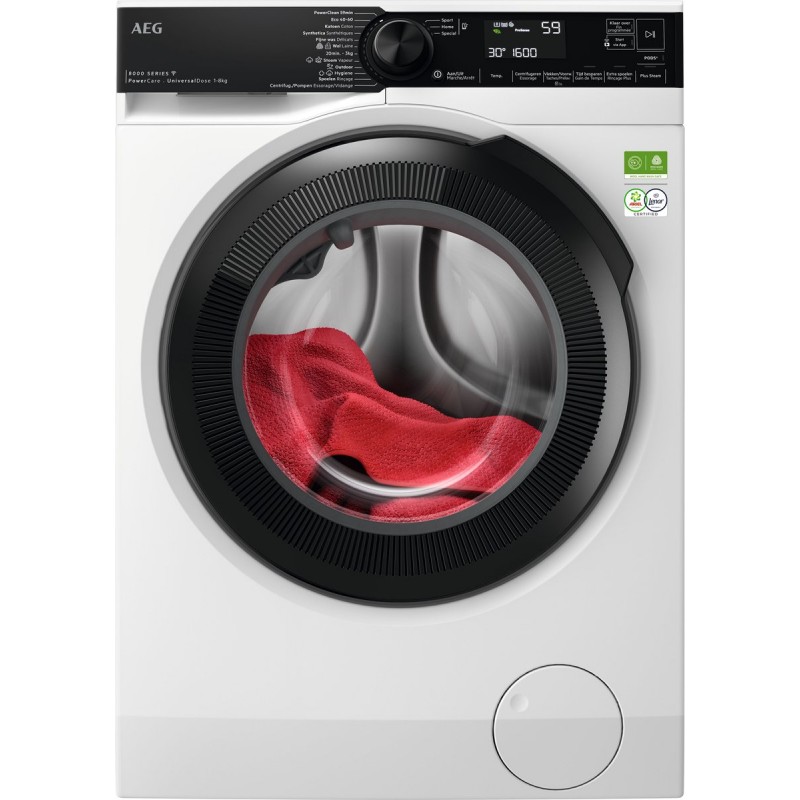 AEG LR8686UC4 8000 PowerCare UniversalDose - Wasmachine - 40% zuiniger dan Energielabel A - 8 kg