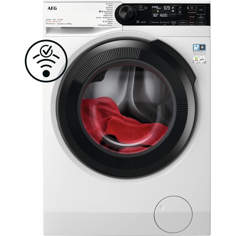 AEG LWR7516AD4 7000 serie ProSteam - Was-droogcombinatie - Autodose - 10 kg - 1600 rpm