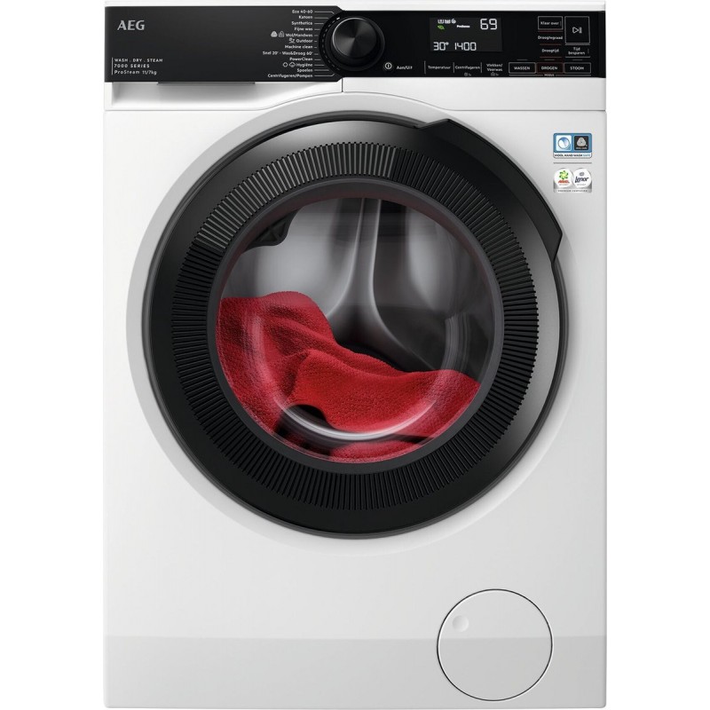 AEG LWR76144 7000 Series 7000 ProSteam® - Was-droogcombinatie - Condensatie - 11 kg - 7 kg