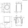 AEG LWR7G60690 Serie 7000 ProSteam® wasdroogcombinatie met stoomprogramma (9 kg / 5 kg, 1600 tpm)