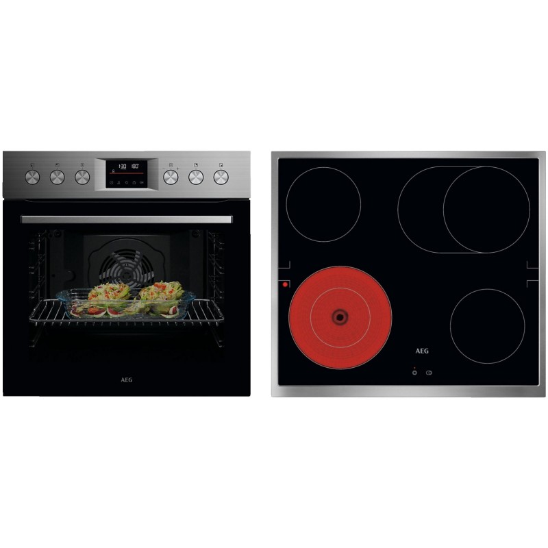 AEG MM21HSPM Serie 5000, Inbouwovenset (Radiatieverwarming, A++, 72 l)
