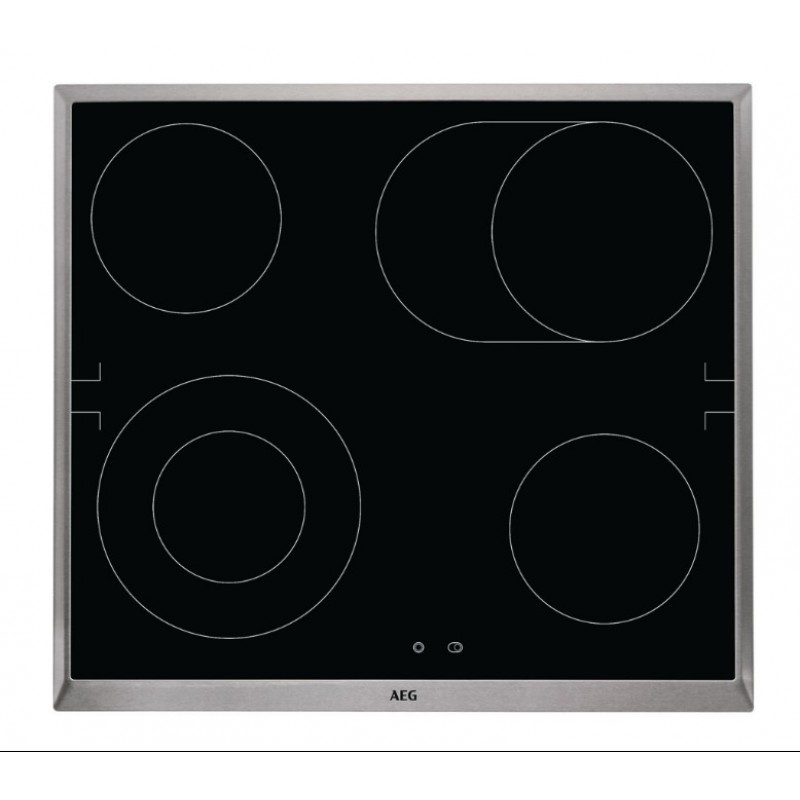 AEG OO10HSM (OU5AE20SM+HE604062XB), inbouwfornuis (kookzones met stralingsverwarming, A+, 72 l)  keramische kookplaat