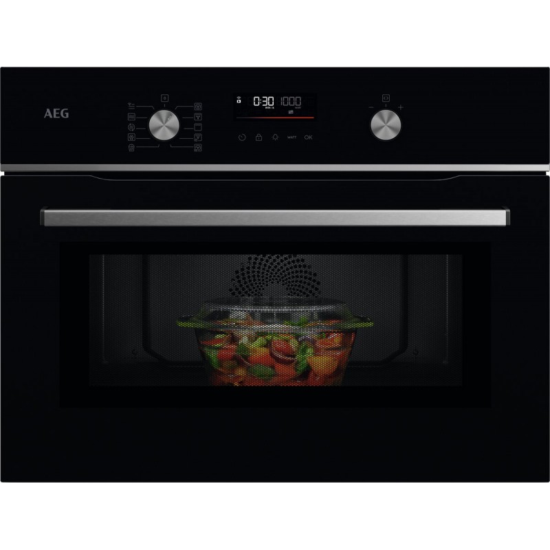 AEG OO5NK40WB 5000 serie CombiQuick - Inbouwoven - Heteluchtoven met Magnetron - 41 L