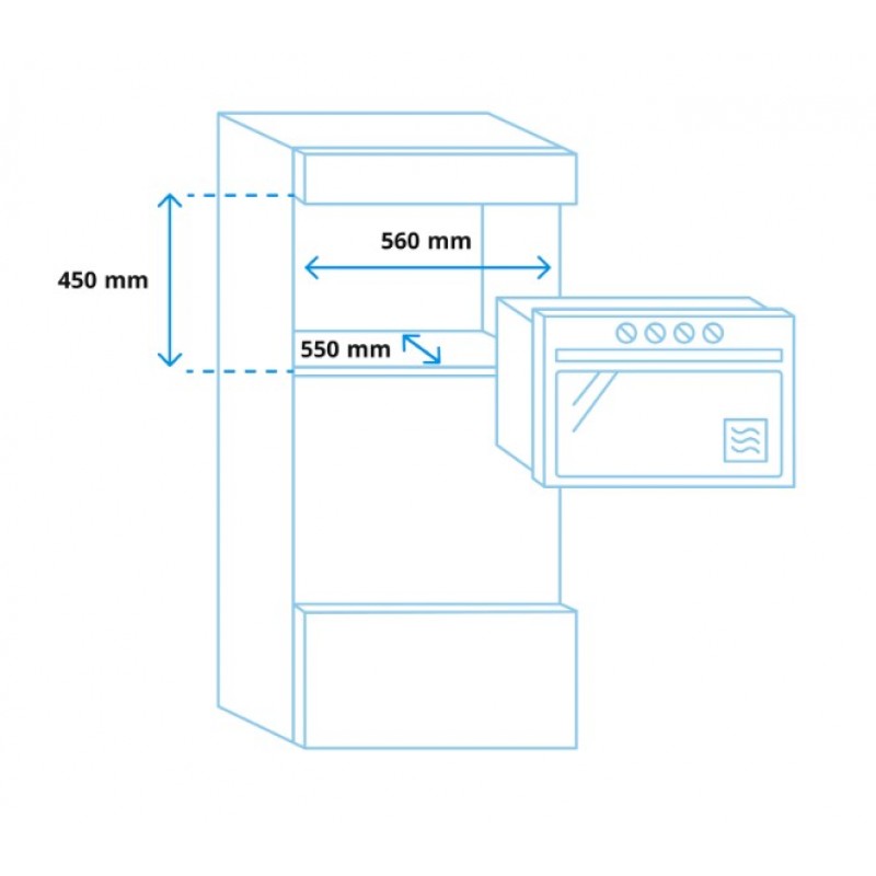 AEG OO5NK40WB 5000 serie CombiQuick - Inbouwoven - Heteluchtoven met Magnetron - 41 L