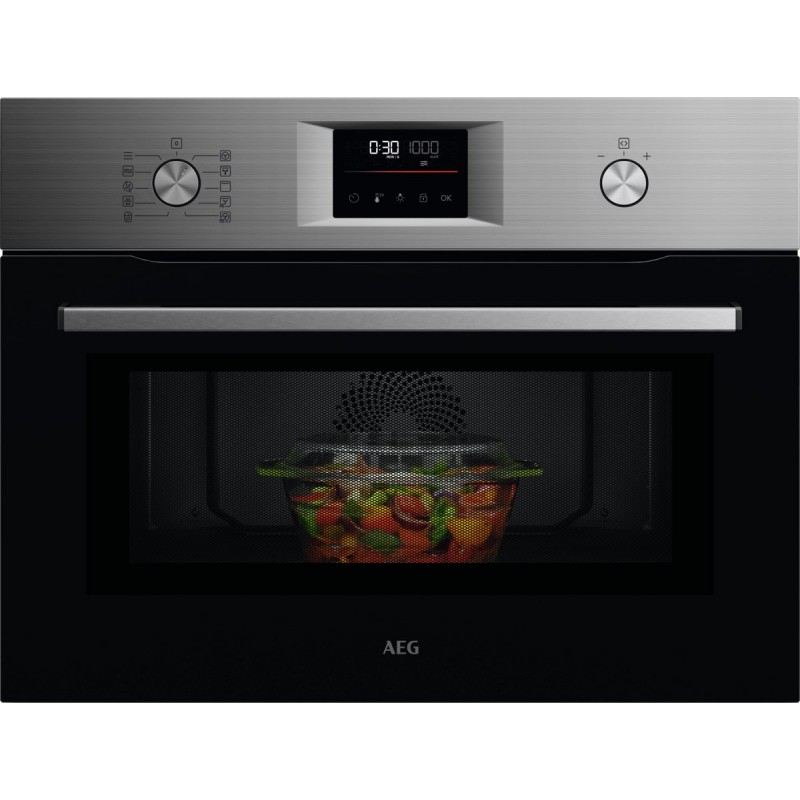 AEG OO5NK4W0M 5000 serie CombiCook - Inbouwoven - Heteluchtoven met Magnetron - 41 L