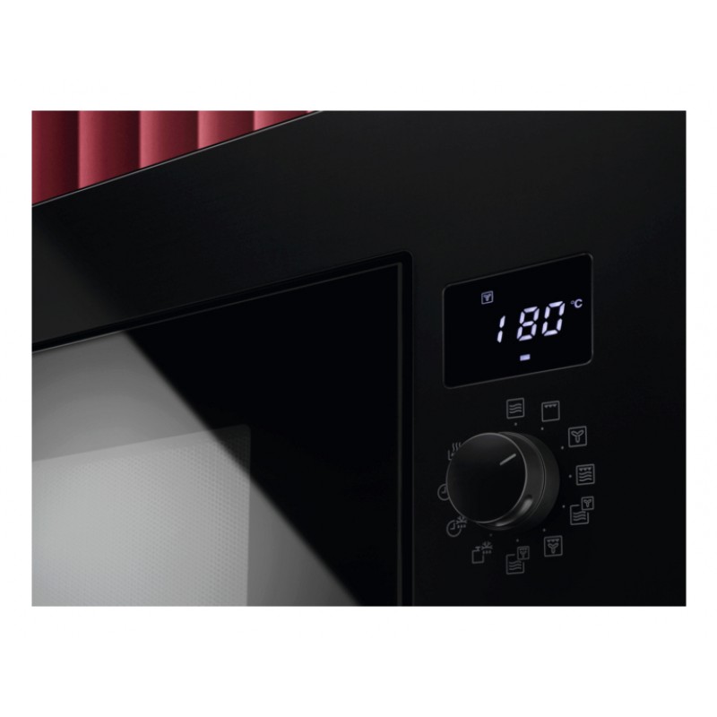 AEG OS5CM34MB 5000 serie Inbouwmagnetron - 34 liter - Hete lucht en grillfunctie - Mat zwart