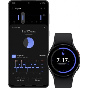 Samsung Galaxy Watch4 - Smartwatch dames en heren - 40mm - Black