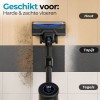 Sanovy Turbo Flex X28 Steelstofzuiger Draadloos - Zonder Zak - Op Accu - 350W - 28Kpa - Met Opzetstukken - Draadloze Stofzuiger Zonder Zak