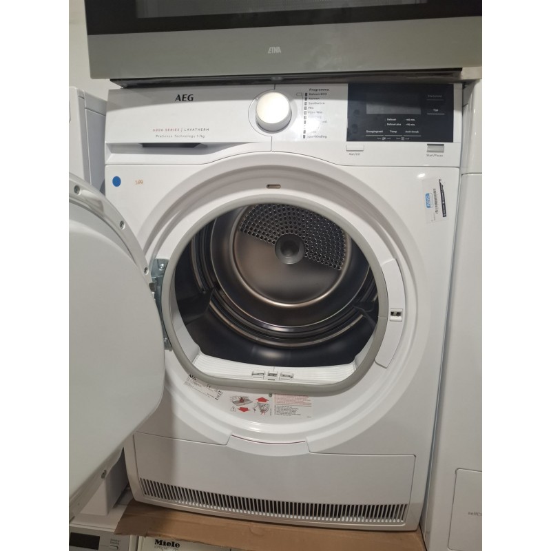 Refurbished - AEG T6DB72GP - Condens droger - 7KG - Opvang in Reservoir - 