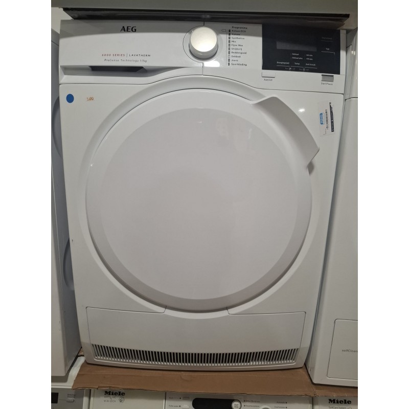 Refurbished - AEG T6DB72GP - Condens droger - 7KG - Opvang in Reservoir - 