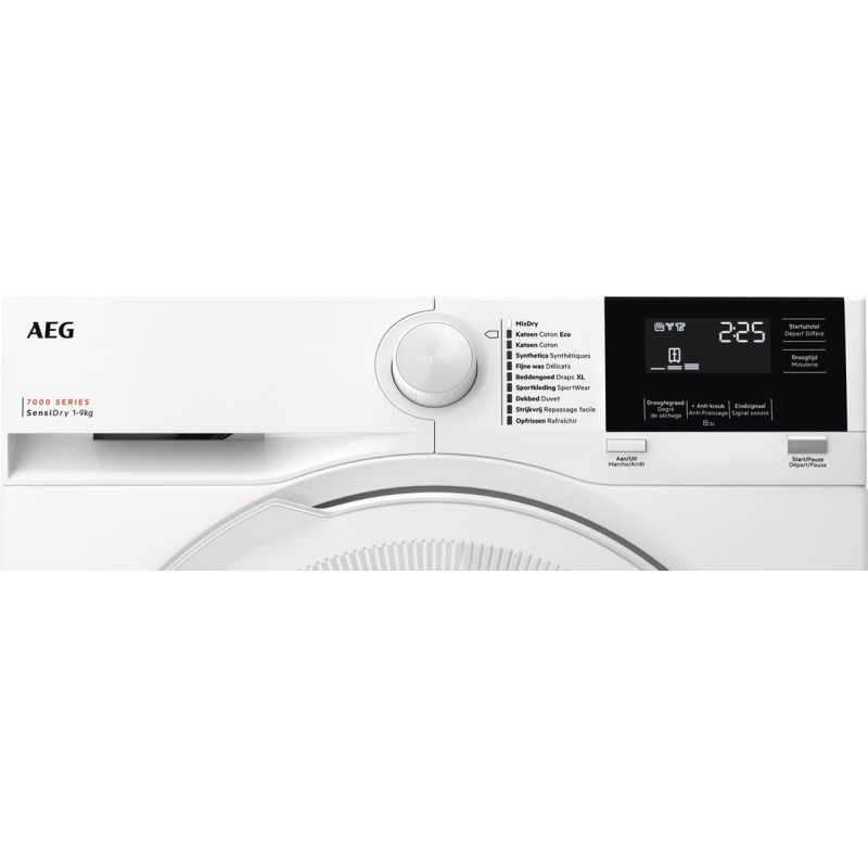 AEG TR79632B 7000 serie SensiDry® - Wasdroger Warmtepompdroger - Droogkast - 9 kg - NL/FR
