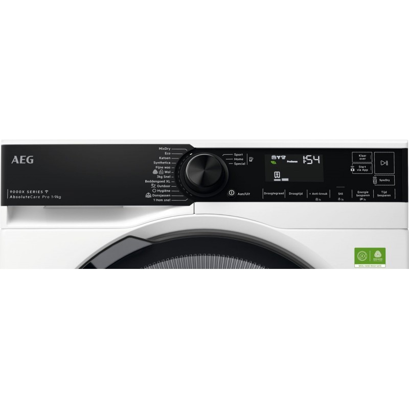 AEG TR969V6C - 9000X - AbsoluteCare® Pro - Warmtepompdroger - Wasdroger - EcoLine - 9 kg