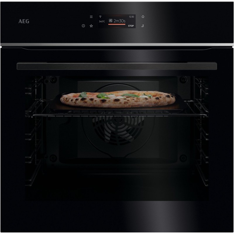 AEG TX7PB631SB 7000 MealAssist PizzaExpert - Inbouwoven - Heteluchtoven - 72l - Pyrolyse reiniging - pizzakit
