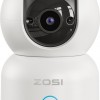 ZOSI C518 Indoor IP Camera - 3MP - Intercomfunctie - Beveiligingscamera - Huisdiercamera - Baby camera - Compatibel met 2.4G/5G WIFI - Werkt met app - Wit