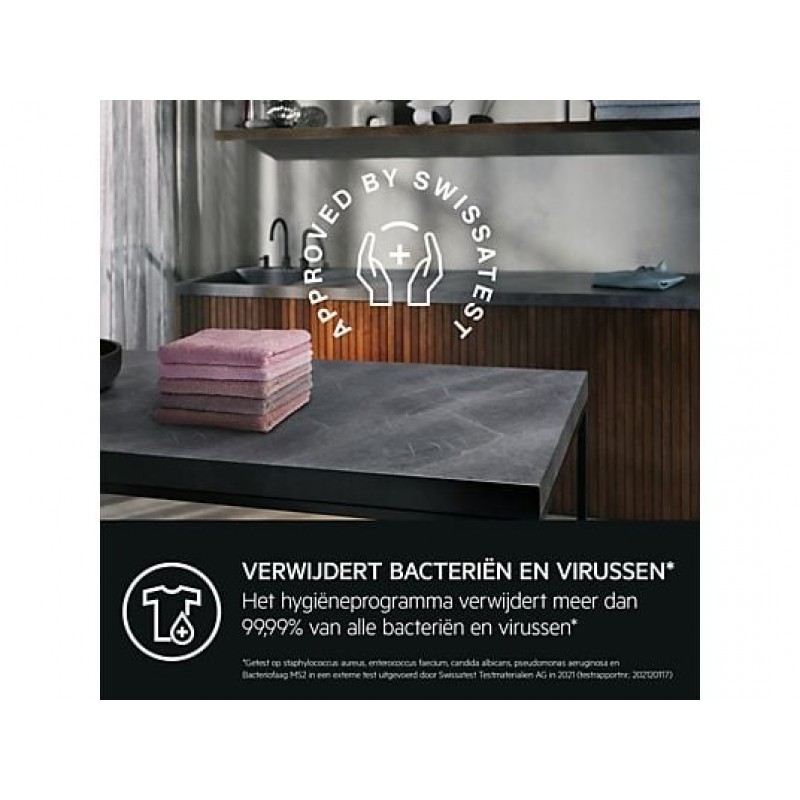 AEG TR738AT2B 7000 serie SensiDry - Wasdroger - Warmtepompdroger - 8 kg - Energielabel A+++