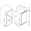 Amica UVKSD351951 - Inbouw Koel-vriescombinatie - Energieklasse E