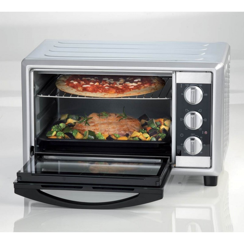 Ariete 0985/00 Bon Cuisine 300 - Vrijstaande Heteluchtoven - 30 liter inhoud - instelbaar tot 230°C - 60 min timer