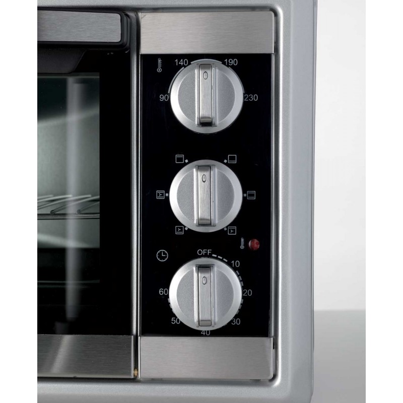 Ariete 0985/00 Bon Cuisine 300 - Vrijstaande Heteluchtoven - 30 liter inhoud - instelbaar tot 230°C - 60 min timer