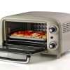 Ariete 3919/03 - Vintage - mini oven - camping oven - 10 liter - timer - instelbare temperatuur van 80 tot 230°C - Beige