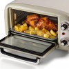Ariete 3919/03 - Vintage - mini oven - camping oven - 10 liter - timer - instelbare temperatuur van 80 tot 230°C - Beige