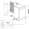 Bauknecht BOF D651A X | Vrijstaande vaatwasser | Auto deur | Besteklade
