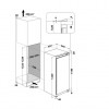 Bauknecht Bksi12gf3d   - Inbouw Koelkast -  122cm