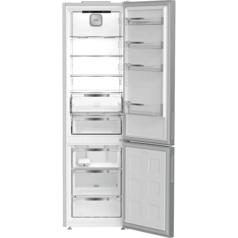 Bauknecht KGDNF 203 B - Nieuw in doos -  Koelvriescombinatie - RVS - C label