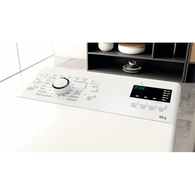 Bauknecht Wat Smart Eco 12c -Nieuw in doos - Duits display - Wasmachine Bovenlader - 6kg - 1200t