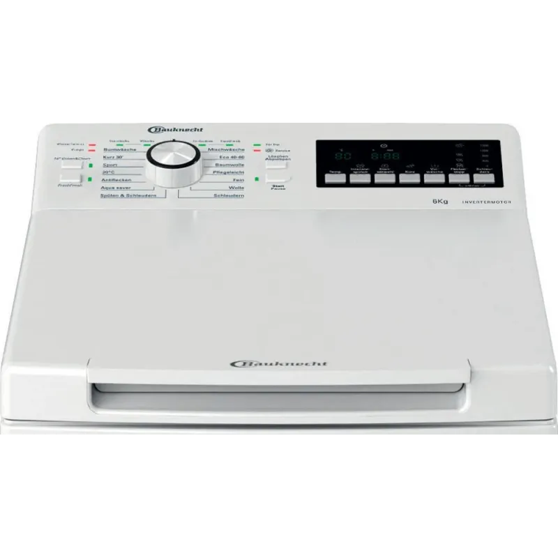 Bauknecht WMT 612 B6 - Nieuw in doos - Duits display -  wasmachine bovenlader-  6 kg -1151 RPM 