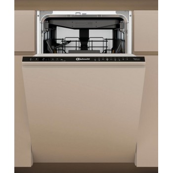 BAUKNECHT BK6IC11BS7LA0 Inbouwvaatwasser 45 cm (C, volledig geïntegreerd, besteklade, 11 couverts, 41 dB, volledige waterbeveiliging)