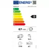 Bauknecht BSUO 3O33 PF X - Onderbouw vaatwasser - 45 cm - RVS - Nieuw in doos 