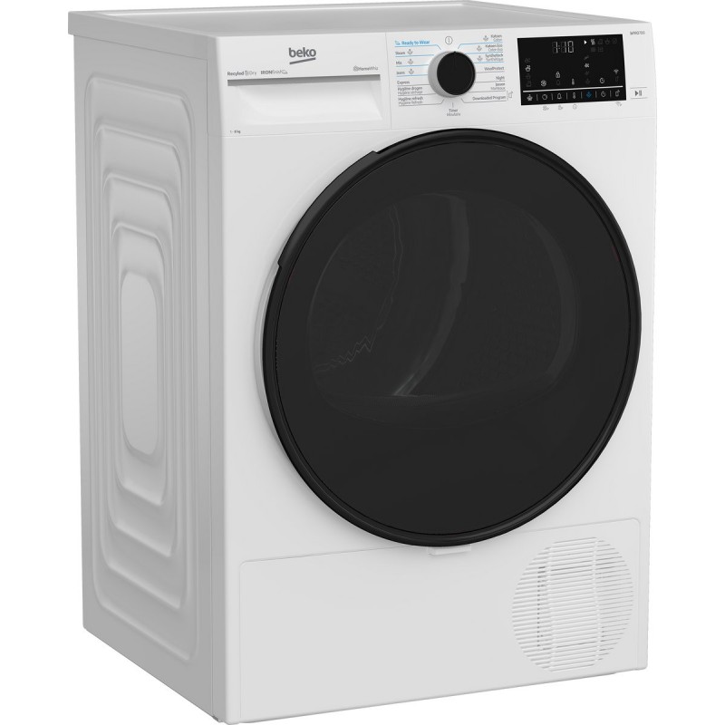 Beko B5T4824W - IronFinish - WiFi - 8kg warmtepompdroger