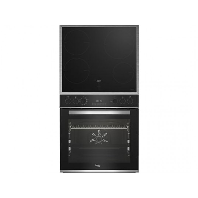 BEKO BBUM13340XMPEF Pyrolyse, inbouwovenset (inductie, A+, 72 l)
