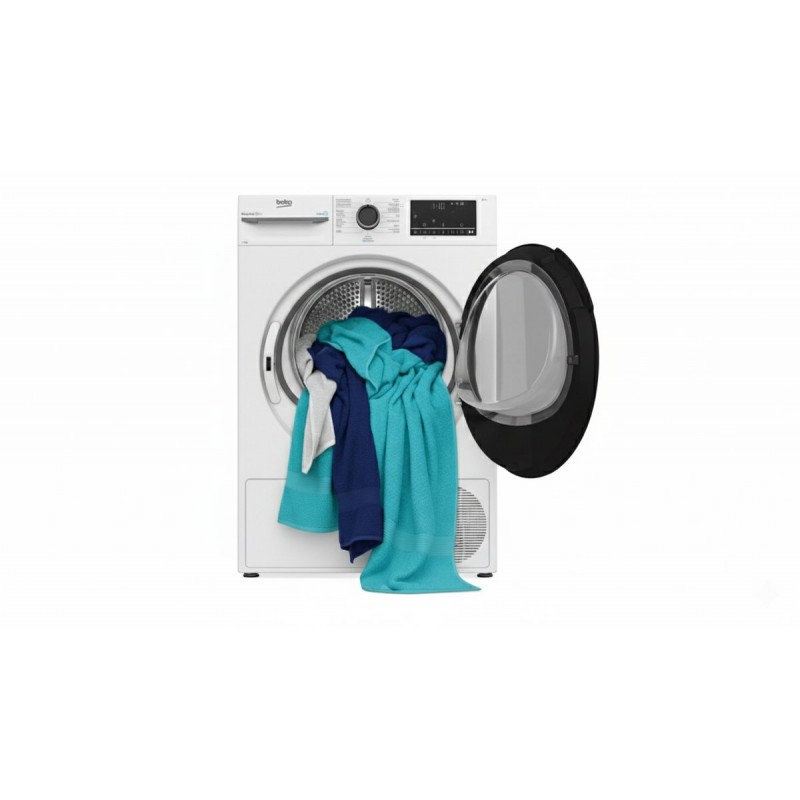 Beko BM3T3824W - SteamCure™ - Warmtepompdroger - 8 kg